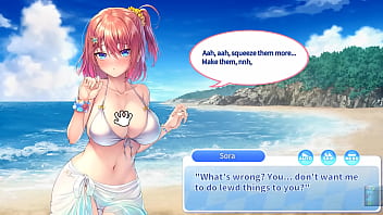 An inexperienced girl gets an aphrodisiac massage and turns into a whore on the beach