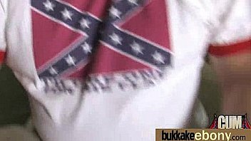 Busty Black Babe Bubble Bath Group Cocksuck 2 thumbnail