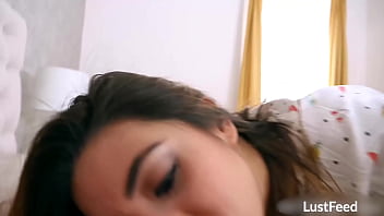 Creampie sex tape with tiny latina hotwife frida sante