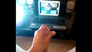 Stroking my meaty stick until it spews hot cum