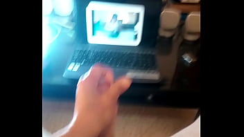 Stroking my meaty stick until it spews hot cum