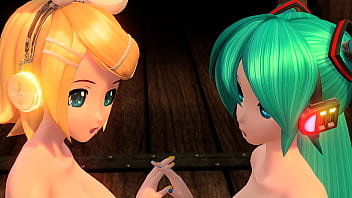 Miku x rin magnet desnudas mod
