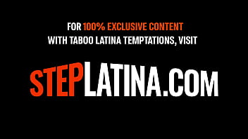 Innocent 18yo amateur colombian stepdaughter pounded hard by muscular stepdad