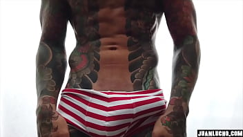 Sexy juan lucho xmas solo masturbation