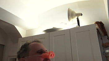 She order him to drink out the condoms of her lovers