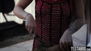 Slender lesbian hottie seduces and fucks a former classmate to make up for being a bully