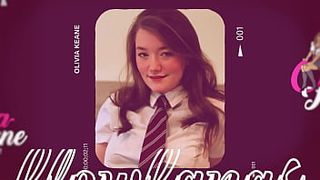 Naughty college student getting spanked