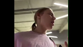 Extreme fingering in the toilet