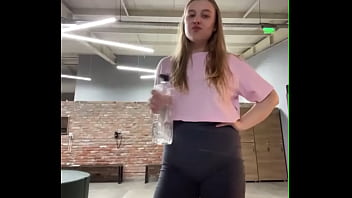 Extreme fingering in the toilet