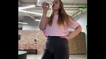 Extreme fingering in the toilet