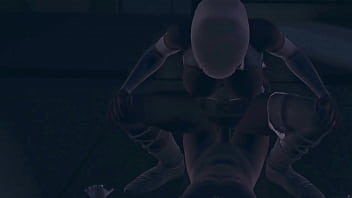 Japanese fucks black woman in abandoned building