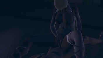 Japanese fucks black woman in abandoned building