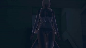 Japanese fucks black woman in abandoned building