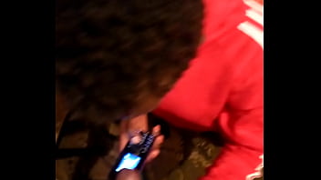 She sucks and swallows