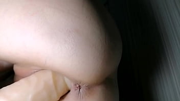 My pussy squirts twice from jerking off with a dildo