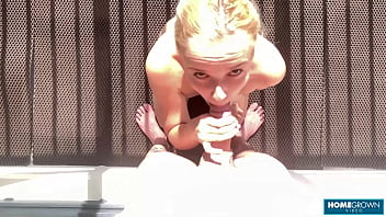 Sexy gal bends over to welcome rock hard shaft inside her