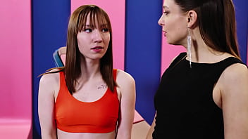 Feet tickling challenge show with talia mint cute russian brunette kate quinn tied and tickled