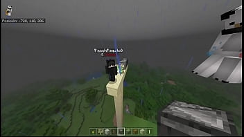 Girl having a good time with a machine