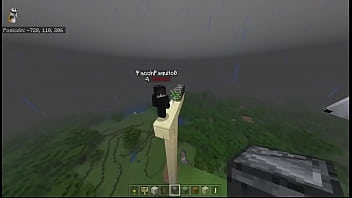 Girl having a good time with a machine