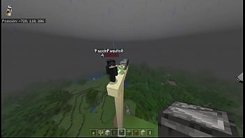 Girl having a good time with a machine