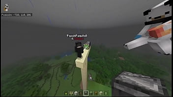 Girl having a good time with a machine