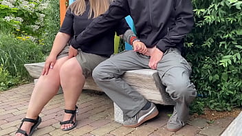 Risk of being seen in a public park