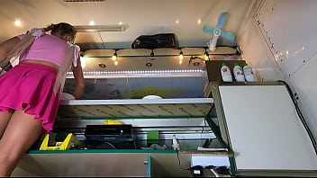 I've intentionally dressed up this dumb hostess like that secret upskirt pov