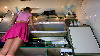 I've intentionally dressed up this dumb hostess like that secret upskirt pov