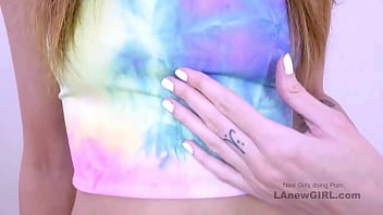 Runway ready brunette stunner got seduced by the producer