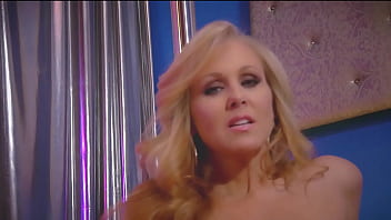 Horny blue eyed blonde julia ann teases her big tits & pussy