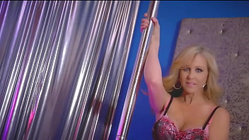 Horny blue eyed blonde julia ann teases her big tits & pussy