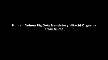 Human guinea pig gets mandatory hitachi orgasms from nurse alexandria riley