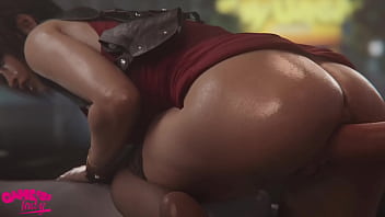 Resident evil mistress knows how to ride cock