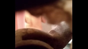 Gran culo en el baño