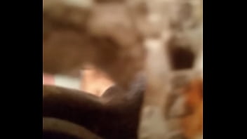 Gran culo en el baño