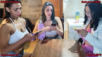 Three friends punish me together – tied teased & used