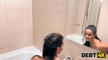 Debt4k forgive my debts while my husband is watching tv hot sex with betzz