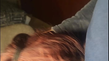 Slutty teen sucking big pounding red cock