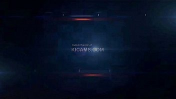 Busty petite model fingers her pussy