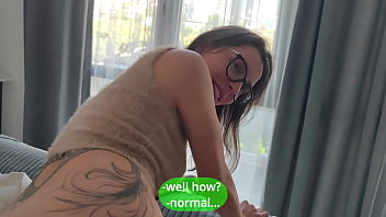 Stepsister asks for help with her first anal