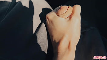 Stepsis jerked my cock while im driving