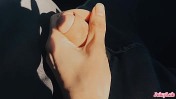 Stepsis jerked my cock while im driving