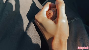 Stepsis jerked my cock while im driving