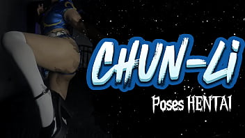 Imitando poses hentai chun li version astarioth