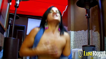 Sprayed in the mouth at the photoshoot