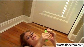 Masturbation sex tape using stuff by horny amateur alone girl alaina fox vid 04