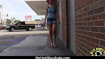 Gloryhole ebony girl booty shake and suck 21
