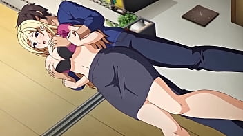 The girl was fucked by three monsters