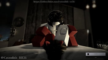 Girl strokes my cock while i fuck her using my lovense short