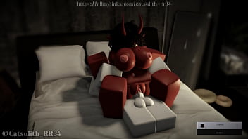 Girl strokes my cock while i fuck her using my lovense short